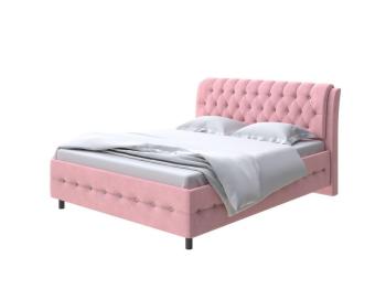 Мягкая Кровать Орматек Como (Veda) 4 (Ткань: Велюр Casa Жемчужно-розовый со стразами) 160x200