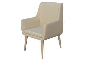 Кресло Райтон Lagom Side 70×70×98 Ткань/Масло-воск (дуб) (Levis 78 Джинс/Масло-воск Natura (Дуб))