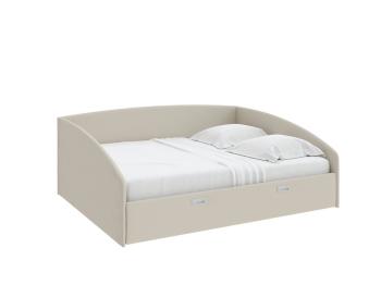Мягкая Кровать Орматек Bono (Ткань: Рогожка Тетра Бежевый) 120x200