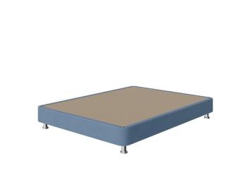 Мягкая Кровать BoxSpring Home (Ткань: Микрофибра Diva Синий) 90x200