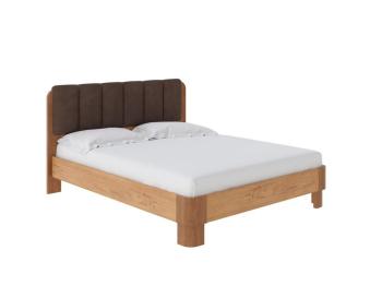 Мягкая Кровать Орматек Wood Home Lite 2 (ЛДСП+ткань ЛДСП Бунратти/Антик (сосна)/Тетра Брауни) 160x220