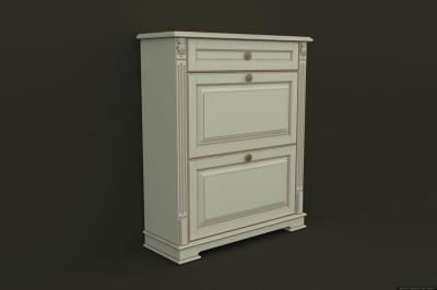 Комод для обуви (850х200х1010), шпон вишни, дуба, ясеня фото #2