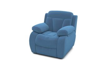 Кресло Орматек с ящиком Манчестер (Ткань: Экозамша Breeze Blue) 106x104