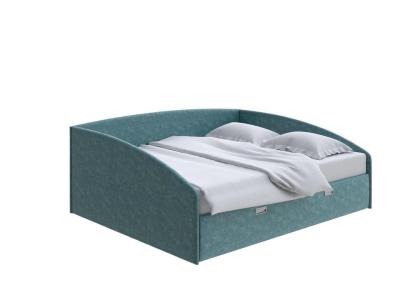 Мягкая Кровать Орматек Bono (Ткань: Велюр Gratta 5 Морская лагуна) 160x190 фото #1