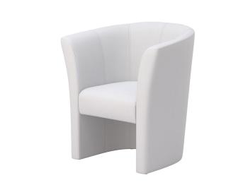 Кресло Орматек OrmaSoft (Экокожа Белый) 75x75