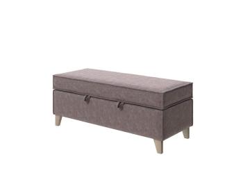 Банкетка Райтон Hygge 119×46×48 Ткань: Велюр (Gratta 8 Брауни)