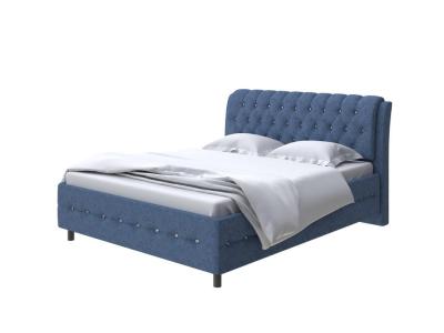 Мягкая Кровать Орматек Como (Veda) 4 (Ткань: Рогожка Levis 78 Джинс со стразами) 180x200 фото #1