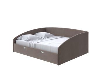 Мягкая Кровать Орматек Bono (Ткань: Велюр Forest 16 Коричневый) 80x190