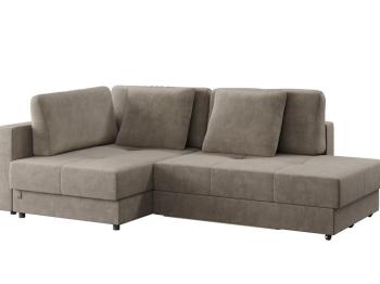 Орматек Угловой диван-кровать Tomas (левый) (Ткань: Велюр Вивальди 5) 150x200