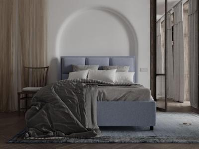 Кровать Райтон Malina 180×190 Ткань: Рогожка (Firmino Голубой лед) фото #2