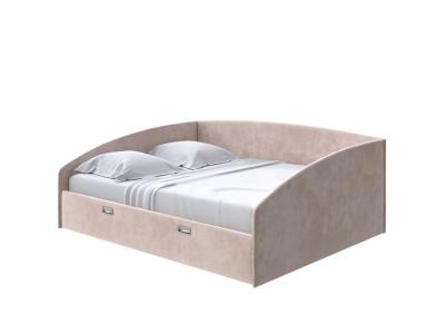 Мягкая Кровать Орматек Bono (Ткань: Велюр Лофти Мокко) 160x200 фото #1