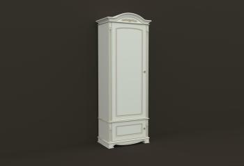 Шкаф однодверный с дверкой  (750х440х2210), эмаль