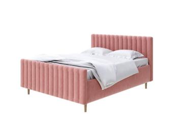 Мягкая Кровать Орматек Madison с бельевым ящиком (Ткань: Рогожка Levis 62 Розовый) 140x220