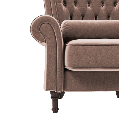 Мягкое кресло Гермес с высокой спинкой фото #5