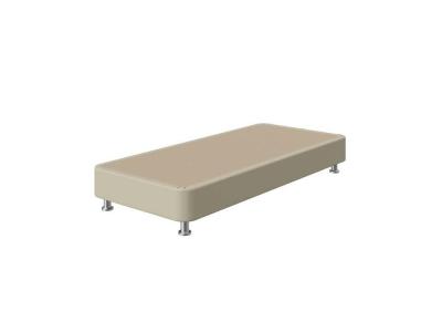 Мягкая Кровать BoxSpring Home (Экокожа Кремовый) 100x200 фото #1