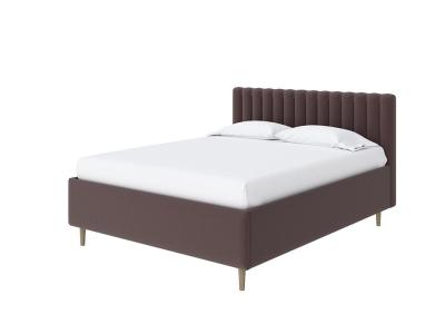 Мягкая Кровать Орматек Madison Lite с бельевым ящиком (Экокожа Коричневый) 160x200 фото #1