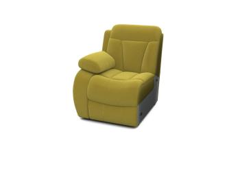 Кресло Орматек Модуль Манчестер с ящиком (левый) (Ткань: Экозамша Breeze Yellow) 83x104