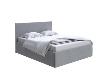 Кровать Райтон Leya с подъемным механизмом 140×200 Ткань: Велюр (Ultra Осенний туман)