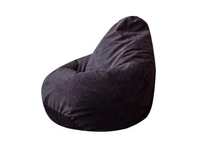 Кресло Кресло-мешок Flow (Ткань Микровельвет Темно-серый) 85x85 фото #1
