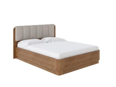 Мягкая Кровать Орматек Wood Home 2 с подъемным механизмом (Ткань: Микрофибра Антик (сосна) с брашированием/Diva Нюд) 80x190 фото #1