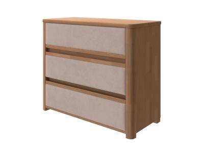 Комод Орматек Wood Soft (Ткань: Микрофибра Антик (сосна) с брашированием/Diva Нюд) 90x40 фото #1