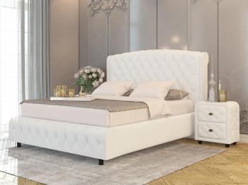 Мягкая Кровать Орматек Salvatore Grand (Экокожа Белый) 160x190