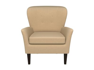 Кресло Орматек Elegance (Ткань: Рогожка Багама Бежевый) 87x88 фото #3