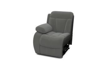Кресло Орматек Модуль реклайнер Манчестер (левый) (Ткань: Экозамша Breeze Taupe Коричневый) 81x104