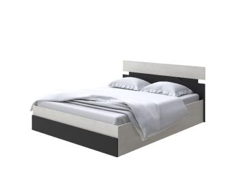 Кровать Milton с подъемным механизмом (ЛДСП Дуб Шамони светлый/Черный) 160x200