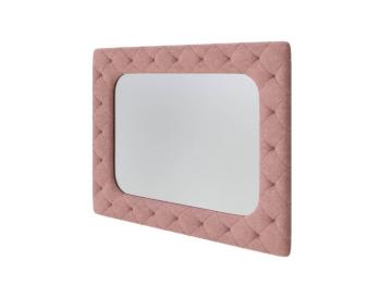 Зеркало Орматек настенное Flavio (Ткань: Рогожка Levis 62 Розовый) 110x5