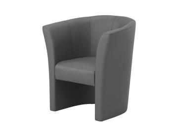 Кресло Орматек OrmaSoft (Экокожа Серый) 75x75