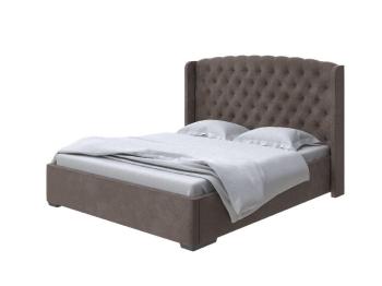 Мягкая Кровать Орматек Dario Slim Lite (Ткань: Велюр Casa Кофейный) 180x200