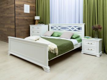 Кровать Райтон Niko 160×190 Массив (сосна) (Белая эмаль)