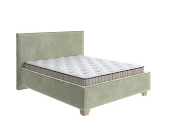 Кровать Райтон Hygge Simple 200×220 Ткань: Велюр (Лофти Олива)