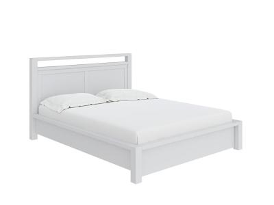 Кровать Райтон Fiord с подъемным механизмом 120×190 Массив (береза) (Белая эмаль) фото #1