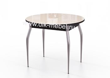 Стол обеденный Гала-3 (венге/стекло песочное)