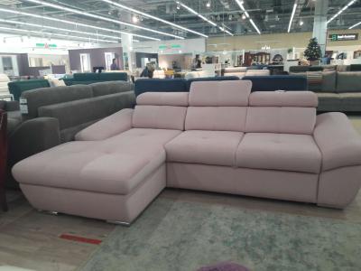 Угловой диван КАПРИ с канапе (260) Aura 6 pink Outlet фото #2