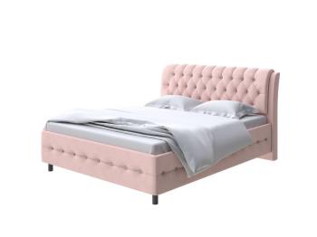 Мягкая Кровать Орматек Como (Veda) 4 (Ткань: Велюр Ultra Розовый мусс со стразами) 180x190