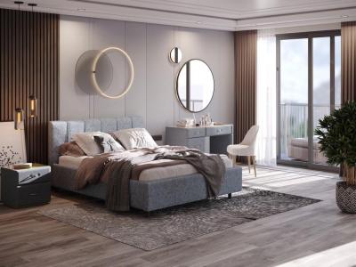 Кровать Райтон Nuvola-7 NEW 200×190 Ткань: Микрофибра (Diva Мята) фото #1