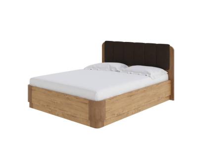 Мягкая Кровать Орматек Wood Home Lite 2 с подъемным механизмом (ЛДСП Бунратти+ткань ЛДСП Бунратти/Антик (сосна)/Лама Шоколад) 160x220 фото #1