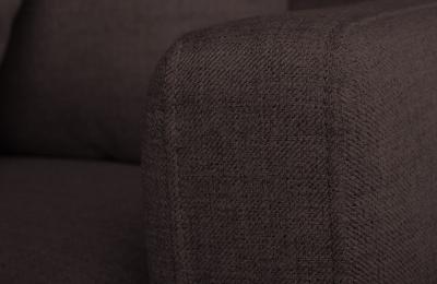 Угловой диван Модульный Сен-Тропе угол с тумбой (опоры металлические наклонные  черный глянец) Tesla 7 фото #4