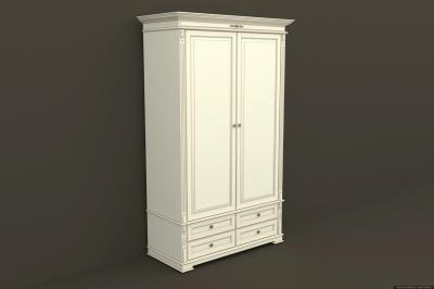 Шкаф двухдверный с 4 ящиками (1325х605х2140), шпон вишни, дуба, ясеня фото #1