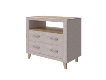 Комод Райтон Hygge 91×78×54 Ткань: Рогожка (Levis 14 Бежевый)