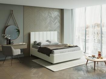 Кровать Райтон Oktava 160×200 Ткань: Велюр (Casa Благородный серый)