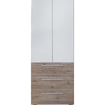 Шкаф для одежды 2д «Юнона» П3.582.1.55(П582.01) (белый + дуб версаль)