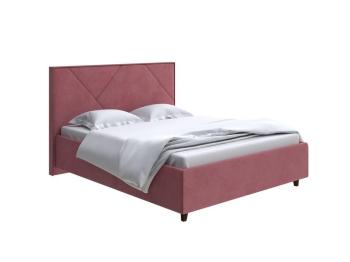Кровать Райтон Tessera Grand 200×220 Ткань: Велюр (Ultra Багряный)