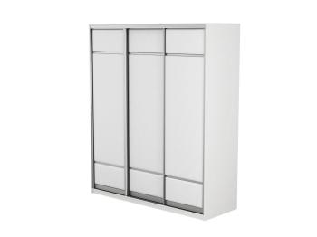 Шкаф-купе Райтон 3х дв Como/Veda (без зеркал) 177×62×220 Белый/Лофти Лазурь