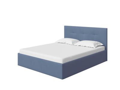 Мягкая Кровать Орматек Uno (Ткань: Рогожка Тетра Голубой) 160x200 фото #2