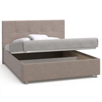 Кровать двуспальная Molle с подъемным механизмом 160х200 Rimini Ice