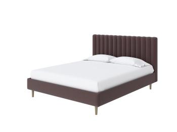 Мягкая Кровать Орматек Madison Lite (Экокожа Коричневый) 160x200